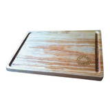 Juego De 10 Plato Tabla Madera Carnes Asado 30 X 38 Cm 