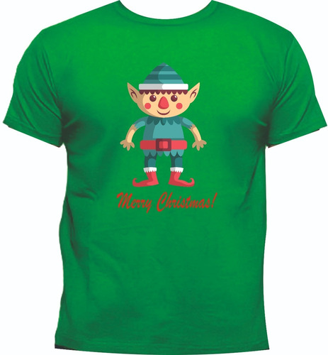 Camisetas Duende Elfo Navidad Navideño Adultos Niños