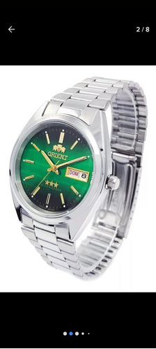 Relógio Automático Orient Mostrador Verde 469wa1af E1sx 