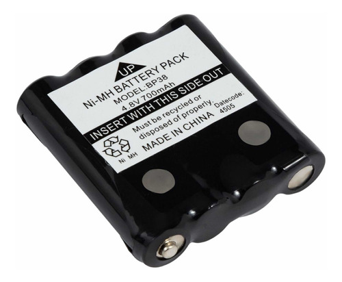 Bateria Para Radio Bp38 4,8v 700mah Aaa