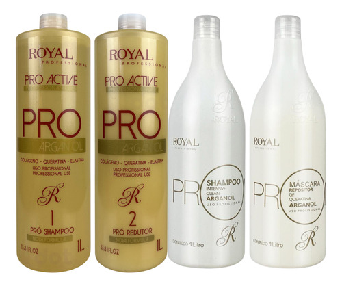 Royal Professional Progressiva Pro Argan Alisa 100% + Royal Promax Argan Oil