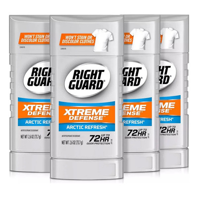 Desodorante Barra Right Guard Arctic Refresh Antitranspirante Hombre 73g x4 | Envío gratis