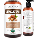 Velona Aceite De Argán Orgánico Certificado Por La Usda, .