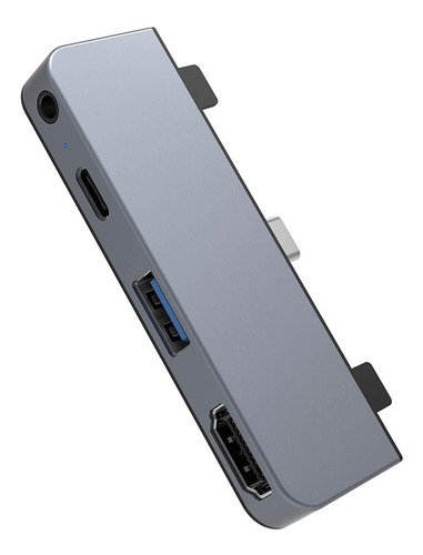 Hub Usb C Hyper Para iPad| Usb 3.0, Hdmi, Carga Pd | Gris