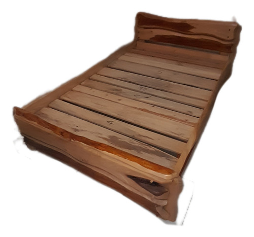 Cama Rustica En Tronco De Pino Ciprex. Nueva