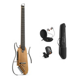 Donner Hush-i Guitarra Para Viajes  Guitarra Electrica-acus