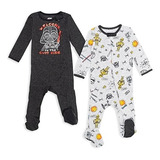 Ropa Para Bebe Pijamas Paquete De 2 Tamaño Recién Nacido