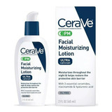 Crema Facial Hidratante Cerave Para Noche, Ultra Ligera, 3 O