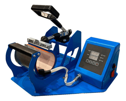 Máquina De Estampar Canecas Compacta Mug Compacta Print 220v Cor Azul-marinho