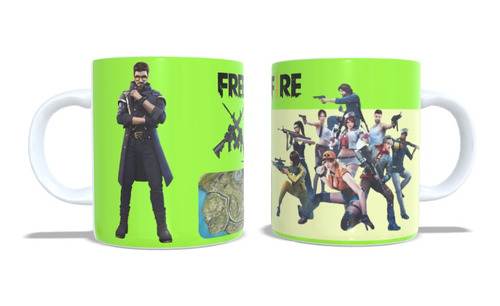 Caneca Personalizada Free Fire M1 Porcelana Xícara 