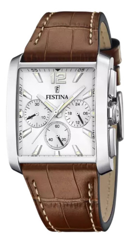 Reloj Para Hombre Festina Timeless F20636/1 Marrón