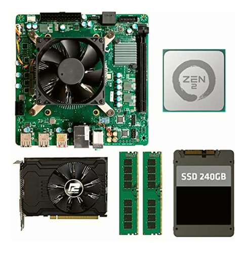 Kit De Escritorio Gamer Amd Radeon 550 2gb Gddr5 Con