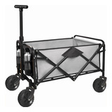 Carrito Plegable Vagon Organizador Multiusos Camping Acero