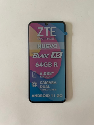 Celular Zte Blade A5 202 64gb Con Cámara Dual 