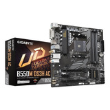 Placa Mãe Gigabyte B550m Ds3h Ac Am4 Ddr4 3200mhz Matx Wi-fi