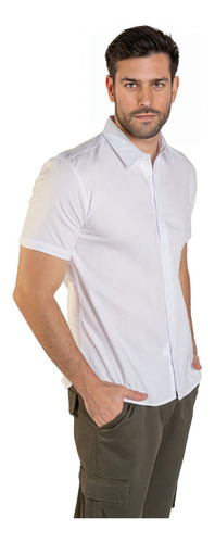 Camisa Manga Corta Stretch