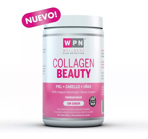 Wpn Colágeno Hidrolizado + Beauty Complex  | 300 Gramos 