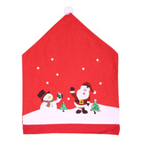 Diseño Decorativo Navideño, Funda De Silla De 6 Piezas