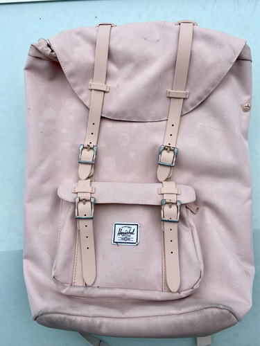 Mochila Herschel Rosa Excelente Estado 