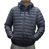 Campera De Hombre Inflable Con Piel Talles Especiales 