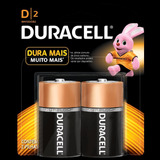 Pilha Duracell D|2 Com 2 Un