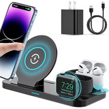 Wireless Charger, 3 In 1 Qi-certified Fast Charging Sta...
