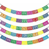 Banners De Papel Picado Para Fiestas Mexicanas 5 Banners