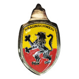Emblema De Cofre Blasón Vw Vocho Braunschweig Amarillo Rojo