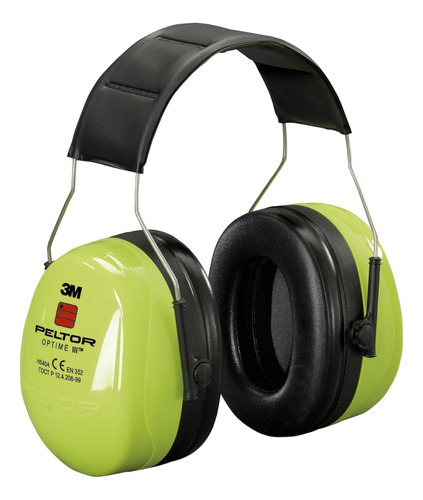 3m Optime 3 H540a Protector Auditivo 35db Color Verde