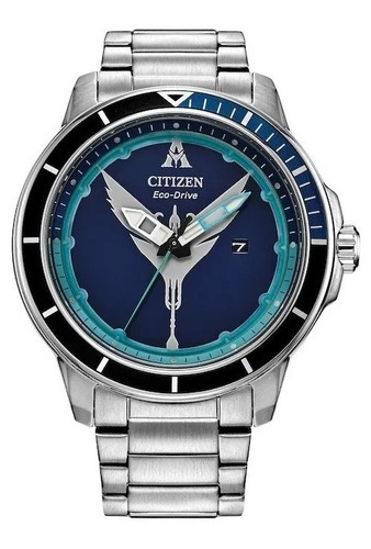 Reloj Citizen Disney Avatar Eco-drive Aw1708-57w E-watch Color De La Correa Plateado