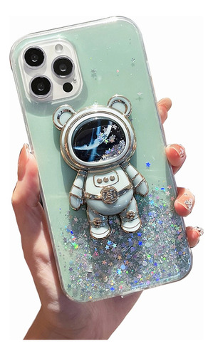 Funda Case Para Oppo Cielo Estrellado+oso Espacial Soporte