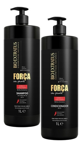  Bio Extratus Força Pimenta Shampoo E Condicionador 1 L