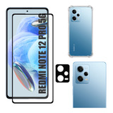 Kit Para Redmi Note 12 Pro 5g - Película 3d + Capa + Câmera