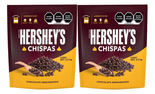 Chispas Chocolate Semiamargo Horneables Hershey's 5kg