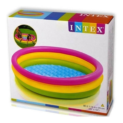 Piscina Inflable 1.14 M X 25cms Para Niños