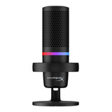 Microfone Usb Hyperx Duocast Rgb Light Ring Streaming