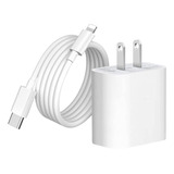 Cargador Para iPhone 20w + Cable 2 Metros Carga Rapida