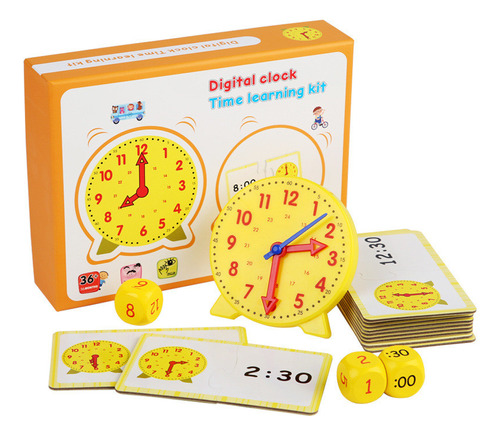 Reloj Digital Montessori Para Aprender A Niños Pequeños, Jug