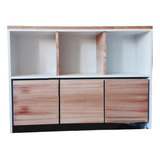 Mueble Organizador Cubos Con Ruedas/baúles Infantiles 