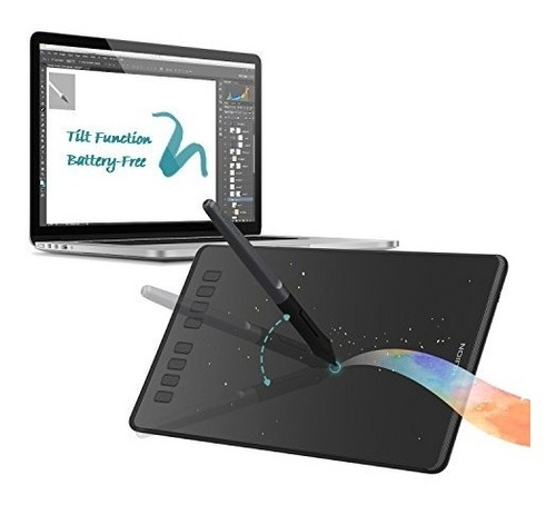 Huion Inspiroy H950p Tableta De Dibujo Gráfico 8 Teclas Exp
