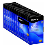Casetes Vhs Premium Sony 12t120vr De 120 Minutos (paquete De