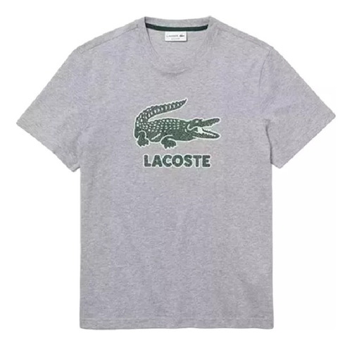 Polera Lacoste Color Gris De Algodón // 100% Original