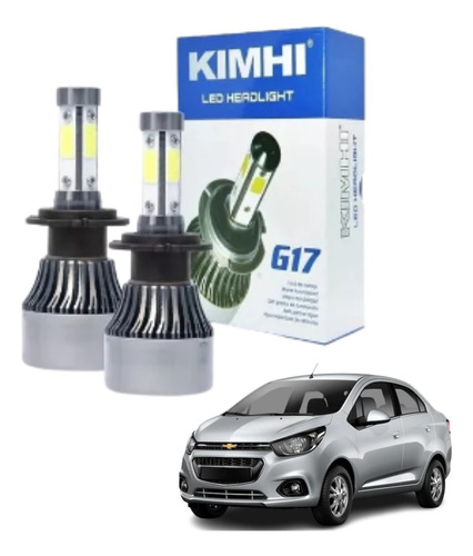 Kit Luces Delanteras Focos Led Hid Chevrolet Beat 2020