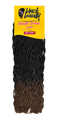 Cabelo Sintético Beauty Dreads Locs 300g Black Beauty 2 Pcts