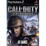 Jogo De Guerra Call Of Duty Finest Hour Ps2