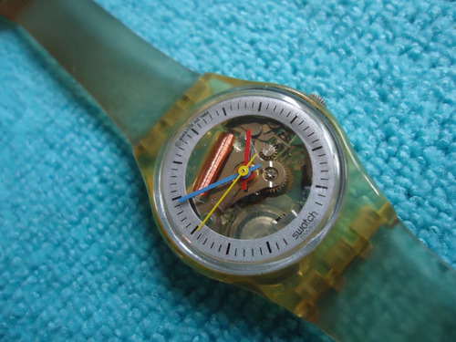 Swatch Swiss Mini Reloj Vintage Para Mujer Del Año 1986