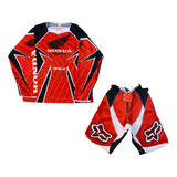 Conjunto Motocross Honda Racing Buzo Pantalon