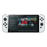 Nintendo Switch Oled Desbloqueado Novo Com 40 Jogos + Brinde