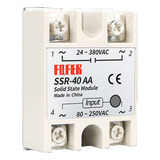 Relay Rele Relevador Estado Solido Ssr-40 Aa 40a 80-250 Vca