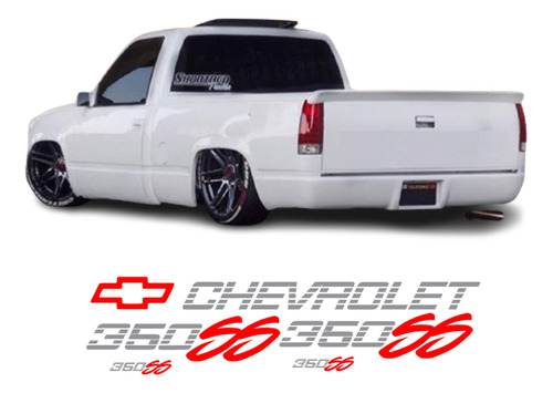 Kit Stickers Chevrolet 350 Ss M5 Pick Up Batea Envio Gratis